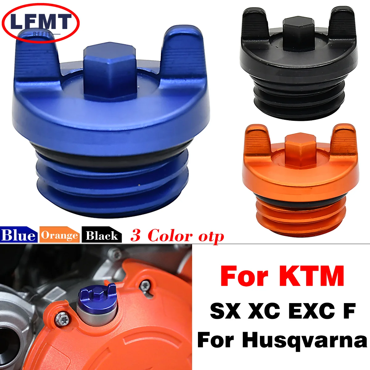 

Engine Oil Filler Plug Cap Cover For KTM EXC EXCF XCF XC XCW XCFW SX SXF For Husqvarna TC TE TX FE FC FX For GasGas EX EC MC F