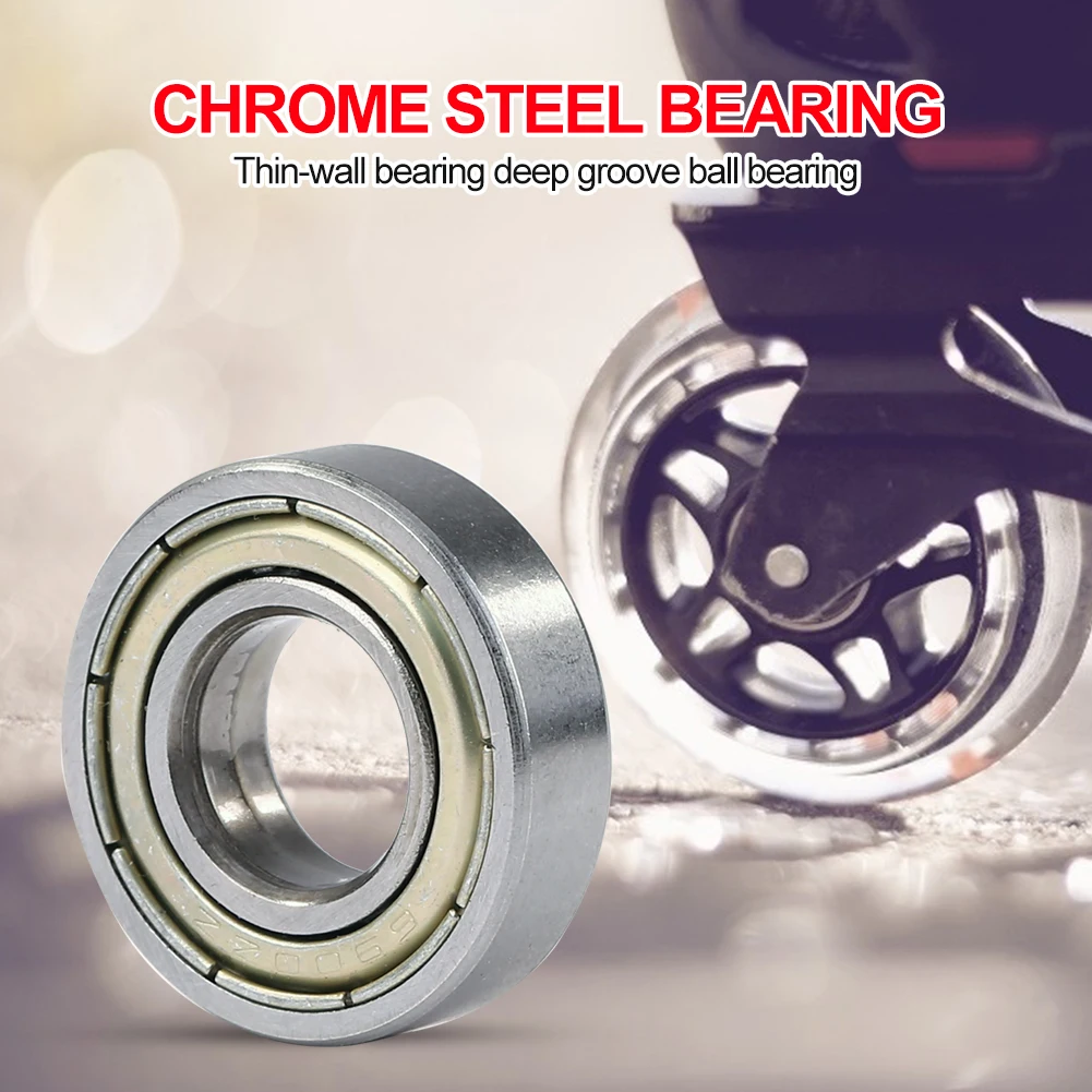 10pcs 10x22x6mm Ball Bearing Roll Deep Groove Pulley Wheel for Skateboard Shoes