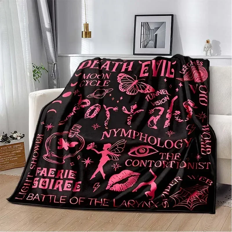 Melanie Martinez PORTALS Throw Blanket, K-12,CRY BABY,Lightweight Warm Sofa Bed Office Car Knee Pads Blankets,Decke 3