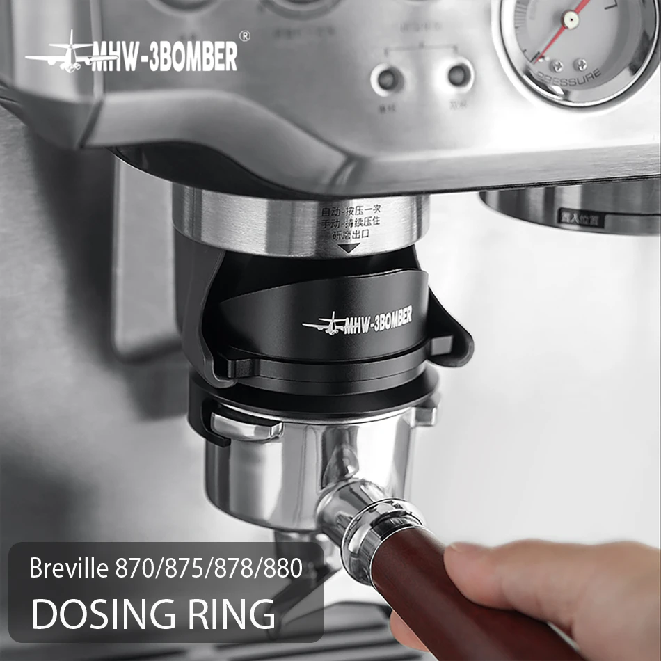 54mm Coffee Dosing Ring Espresso Portafilters Coffee Filter Breville