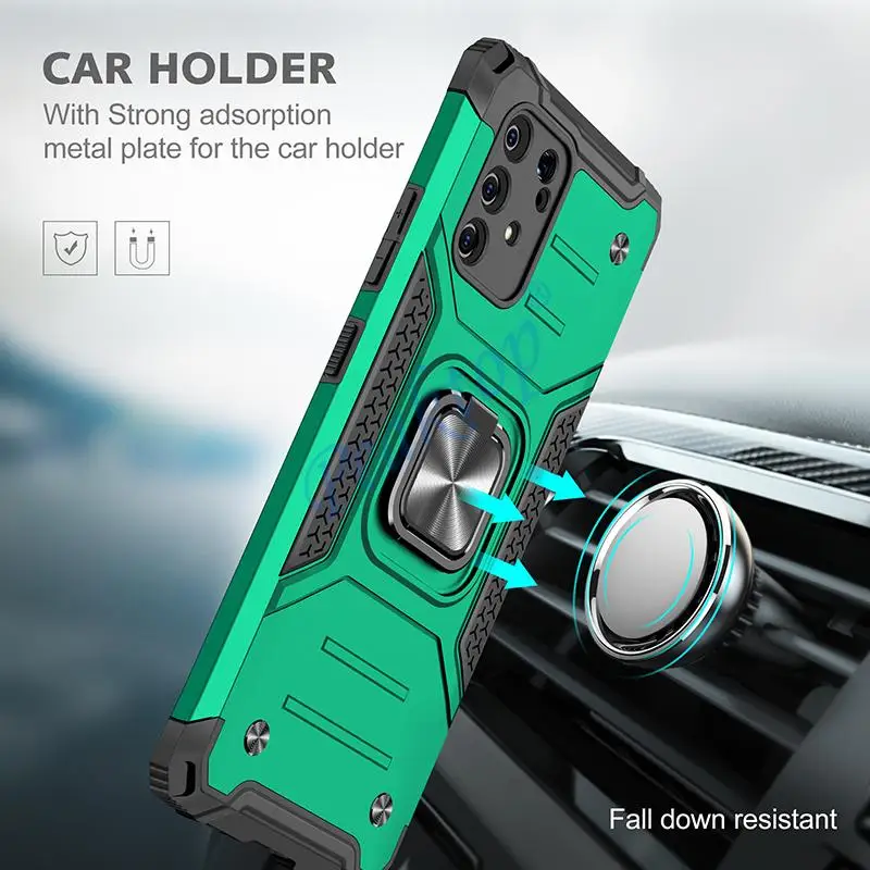 Per Samsung Galaxy S10 Lite Custodia Cover Armatura Antiurto Custodia Protettiva Per Anello Con Supporto Magnetico Defender Per