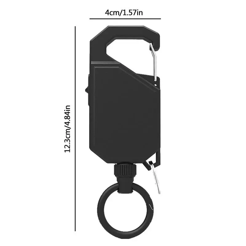 Retractable Keychain Fishing Fishing Retainer Retractor Tool Non Cracking  Adjustable Fly Fishing Carabiner For Fishing And