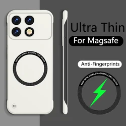 Ultra-Thin Hard Plastic Magnetic Wireless Charging Case for Xiaomi 10 (White)