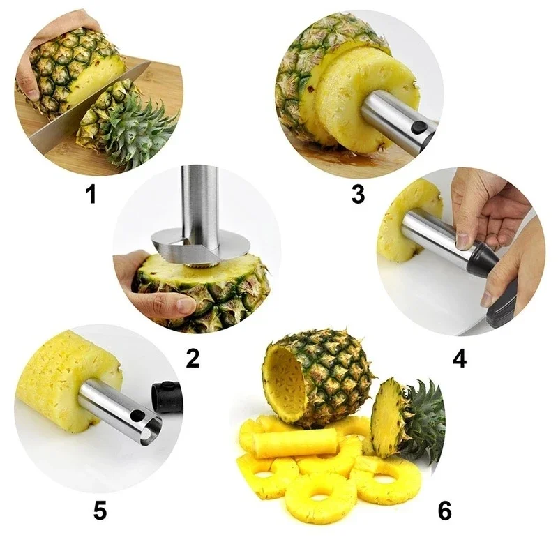 Coupe D'ananas, Outil Ananas 3-en-1, Outil D'ananas Acier