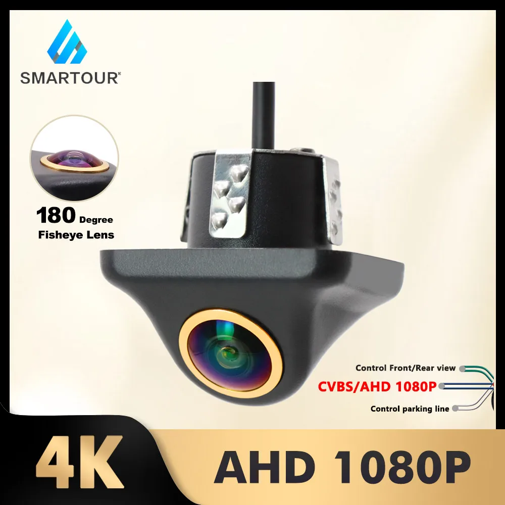 

Smartour 4K AHD 1080P Автомобильная камера заднего вида, ночное видение, задний вид, автомобильная парковочная камера, Gloden Lens CCD, автомобильный резервный монитор, HD изображение
