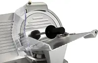 10"" Premium Chromium-Plated Steel Blade Electric Deli Meat Cheese Food Slicer Commercial And For Home Use 240W 250 2