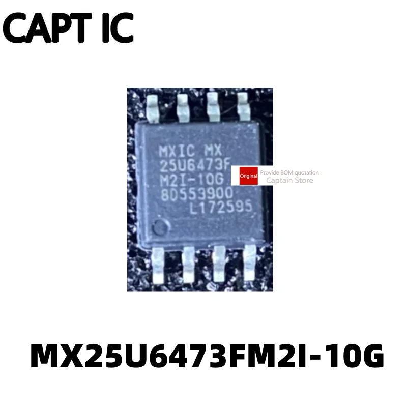 

5PCS MX25U6473FM2I-10G MX25U6473F SOP8 Flash IC