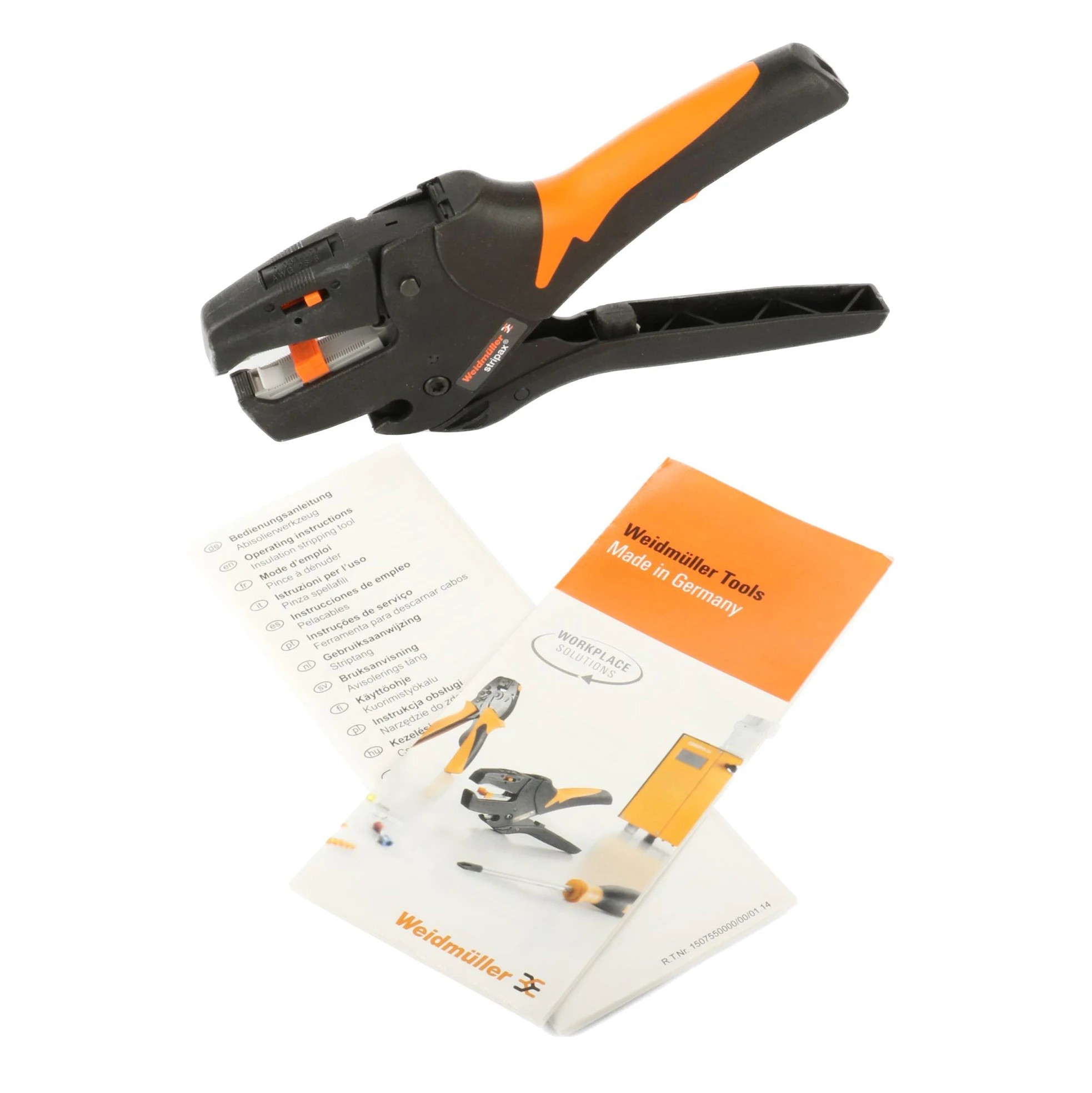WEIDMULLER Wire Stripper(0.08 to 10.0mm&sup2;) AWG 28 to 8 (Hard wires do not apply) wire stripper