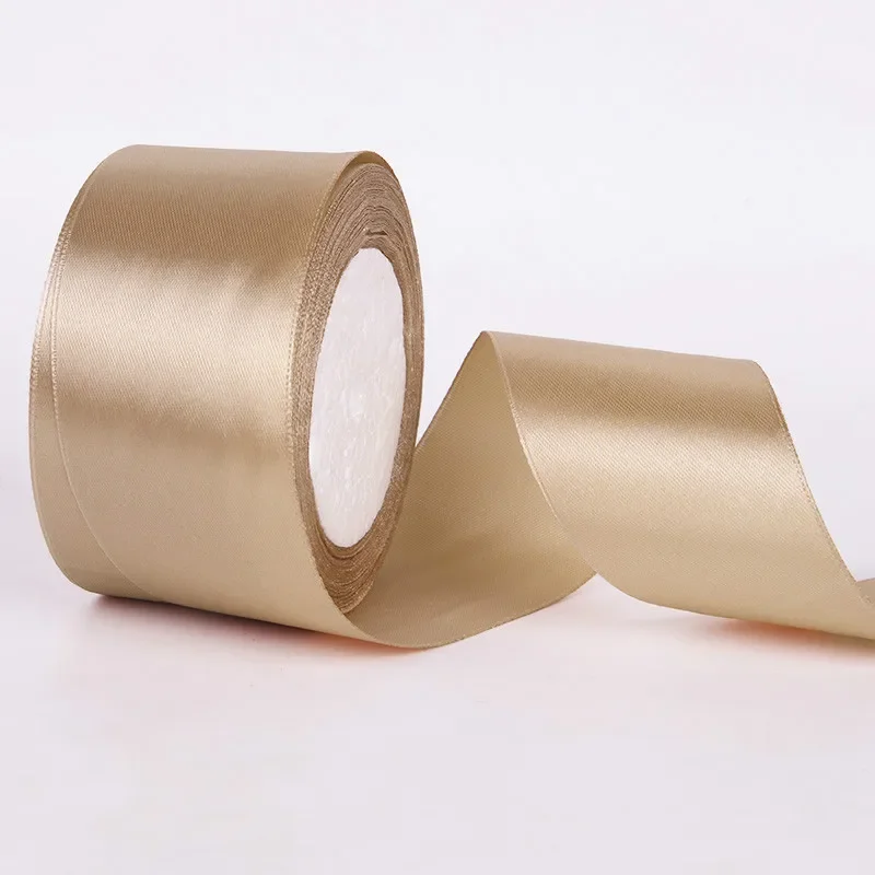 Versatile 25-Yard Satin Ribbon - 36 Vibrant Colors for Crafts and Gift Wrapping