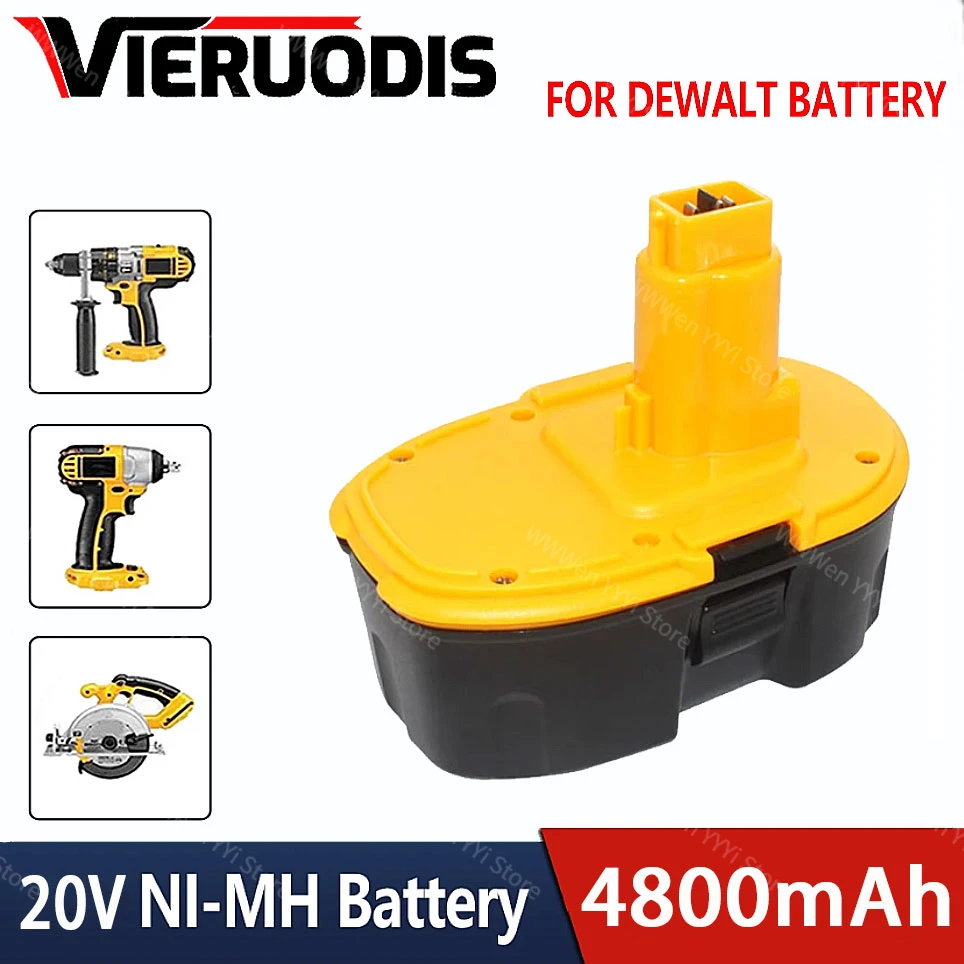 High Capacity Dewalt Tool Battery 2-Pack 18V XRP Batteries For DeWalt Tools  - 5.5Ah High Capacity, 10-Year Warranty DeWALT 18 V Battery Dw9099