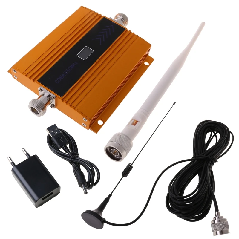 Repetidor amplificador de señal para receptor de señal de teléfono móvil, 850MHz, 2G/3G/4G, 1 Juego