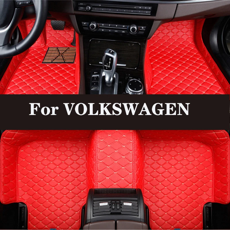 

Full Surround Custom Leather Car Floor Mat For VOLKSWAGEN Golf(GTI) Golf(Tour) CC Passat B3/B7/B8 Scirocco CROZZ Car Accessories