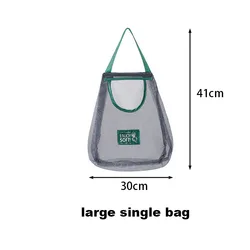 Eco - Friendly Hanging Mesh Storage Bags (Large single bag)