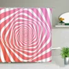 Black And White Stripes Shower Curtains Geometry For Bathroom Decor Screen Waterproof Fabric Bathtub Curtain With Hooks Washable 4