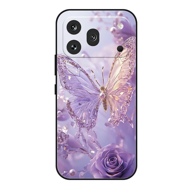 Marble Painted Soft Matte Silicone Back Cover Case
