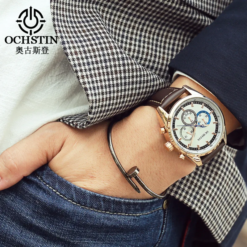 Nuovo orologio multifunzionale svizzero da uomo d'affari, orologio al quarzo luminoso impermeabile, in vendita in diretta** - Image 4