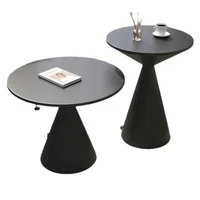 Table basse ronde, Table d'appoint pour salon, petit canapé, buffet, chambre à coucher, hôtel, Table d'angle, décor de salon moderne 5