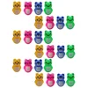24 Pcs Decorations Tumbler Toy Child Mini Animal Sculpture Abs Babydoll Desktop Adornment 2