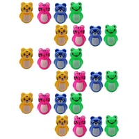 24 Pcs Decorations Tumbler Toy Child Mini Animal Sculpture Abs Babydoll Desktop Adornment 2