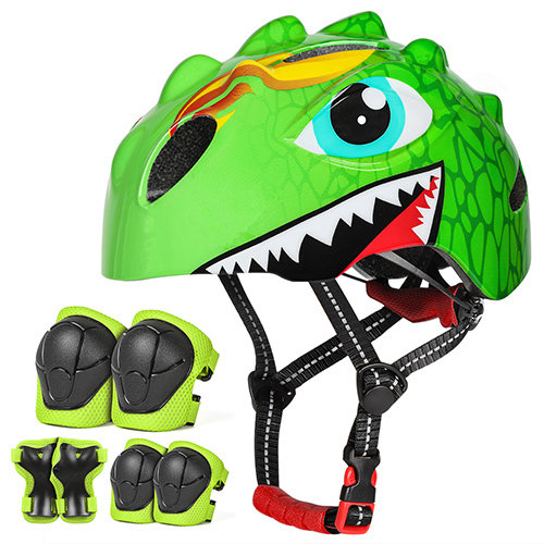 Bicycle Helmet Children Sports Safety Cycling Helmet Knee Elbow Pad Sets Balance Bike Roller Skating Helmet Guard