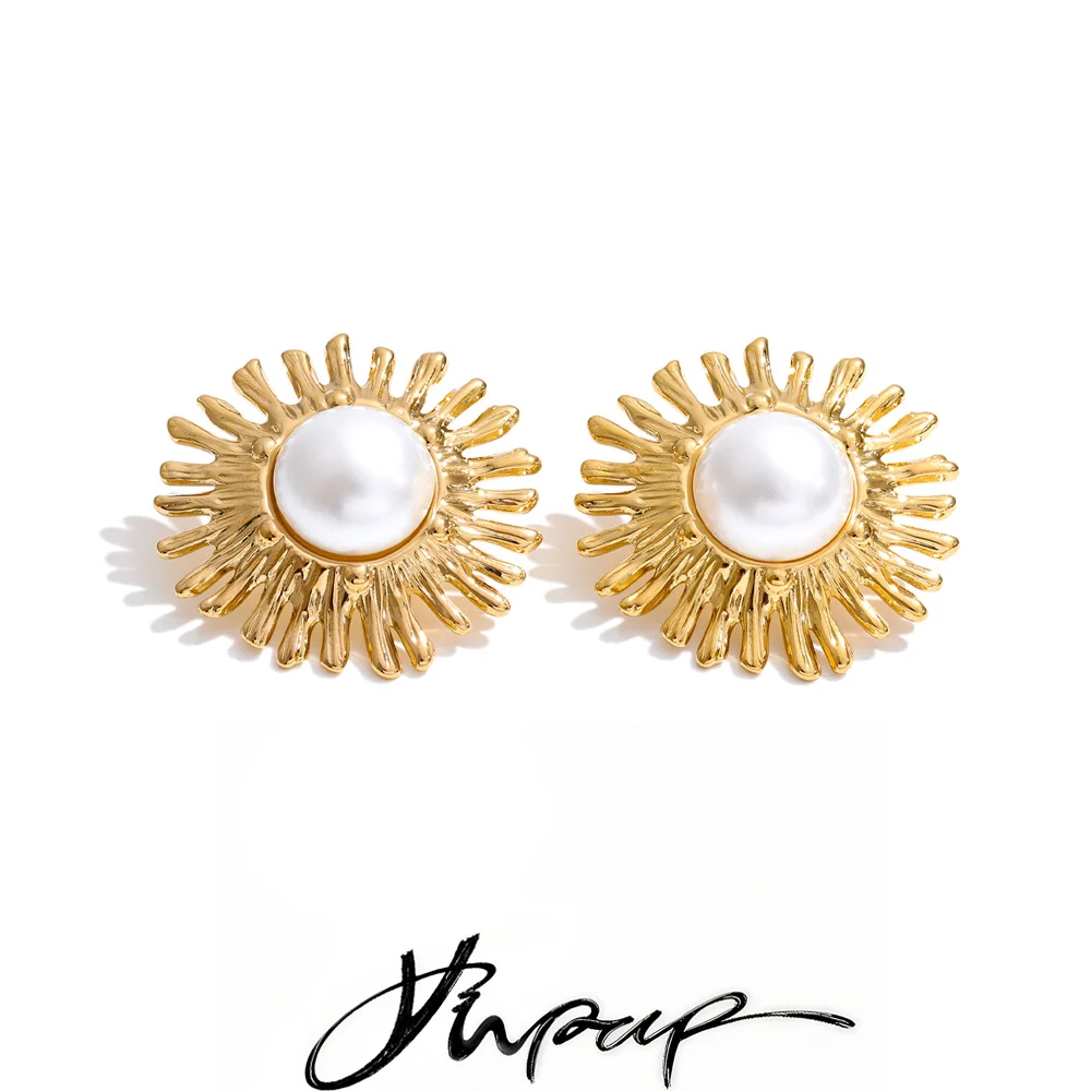 Yhpup Earrings Stainless Steel High Quality