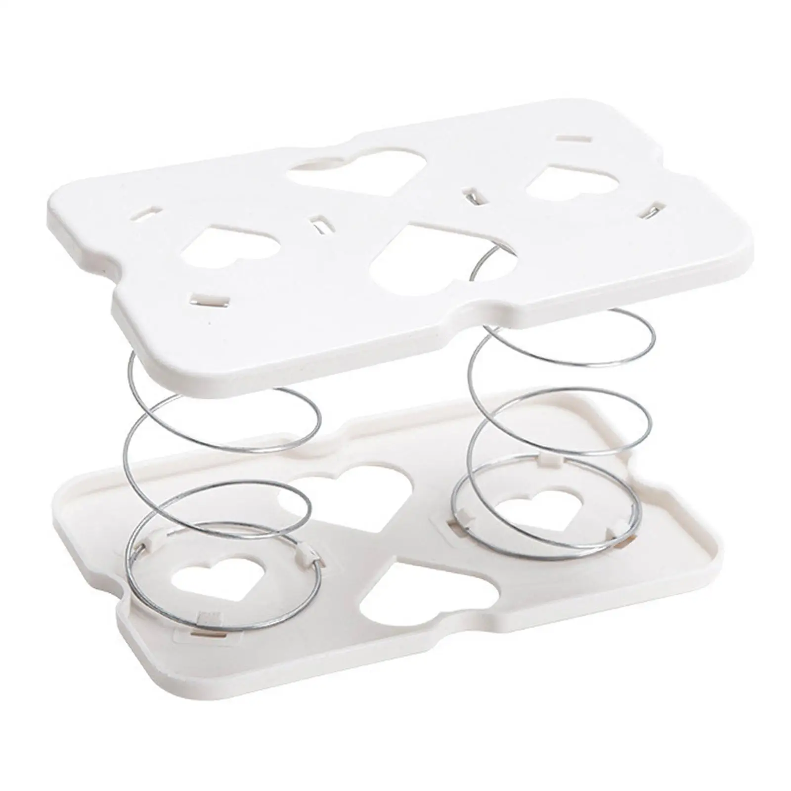 Tissue Dispenser with Spring Spring Loaded Lifting Spring Tissue Holder Plastic for Kitchen Night Stand Tissue Box Holder 5