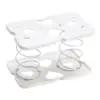 Tissue Dispenser with Spring Spring Loaded Lifting Spring Tissue Holder Plastic for Kitchen Night Stand Tissue Box Holder 5