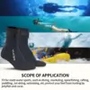 Neoprene Socks 3mm Beach Volleyball Sand Soccer Diving Swimming Surfing Snorkeling Fishing Wading Kayaking Rafting Water Booties 6