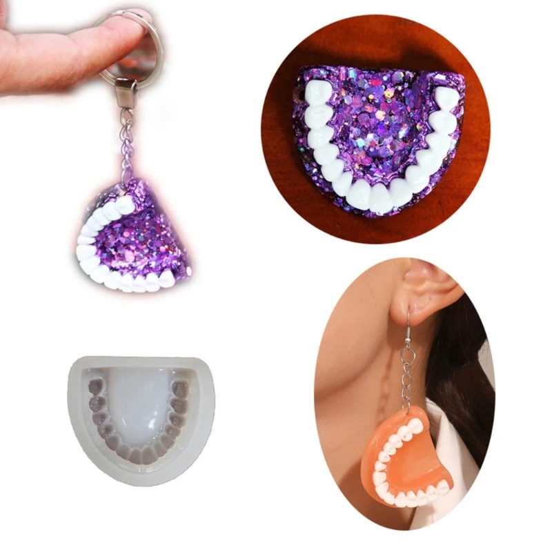 Set di Stampi in Silicone per Resina Epossidica, Stampi in resina per gioielli, ciondoli, portachiavi e orecchini, Adatto ai principianti 16 Forme Geometriche e Floreali con Foro per Appendere