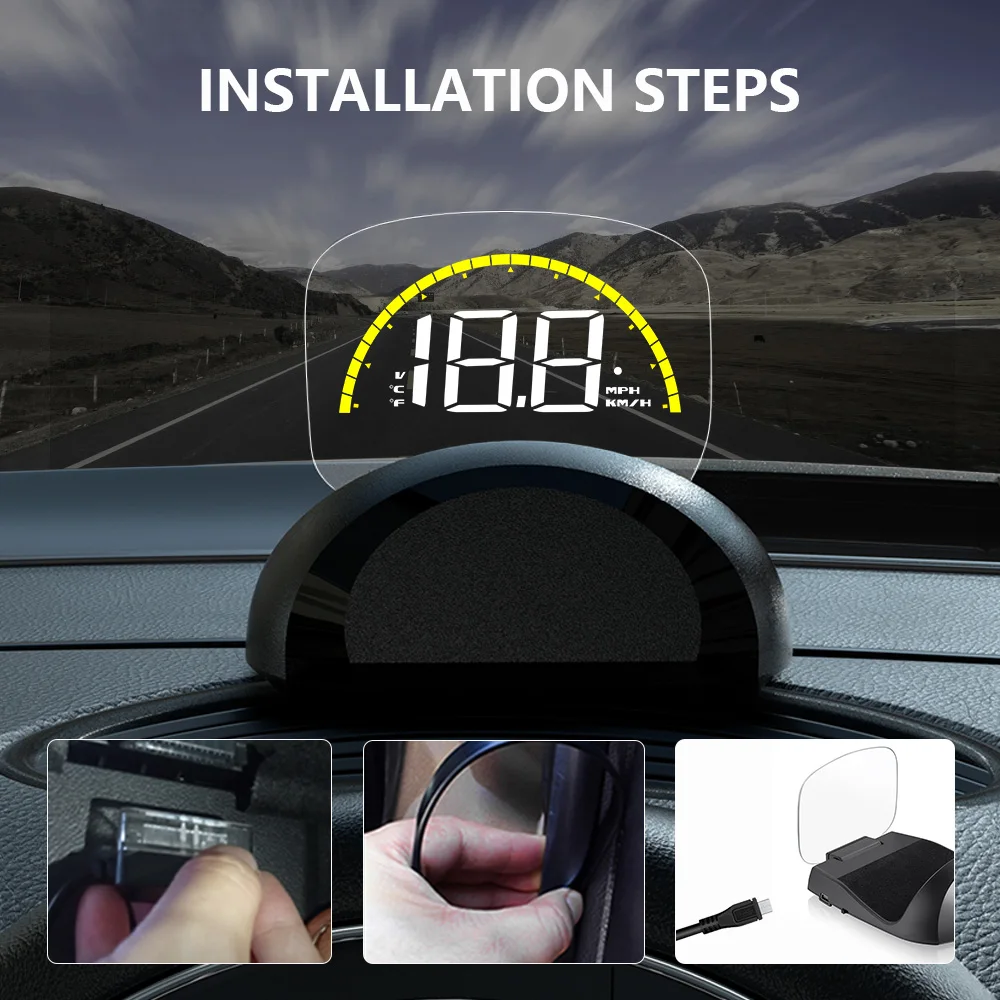 ZQKJ-HUD OBD2  GPS  ý   ÷,   ӵ ,   溸 