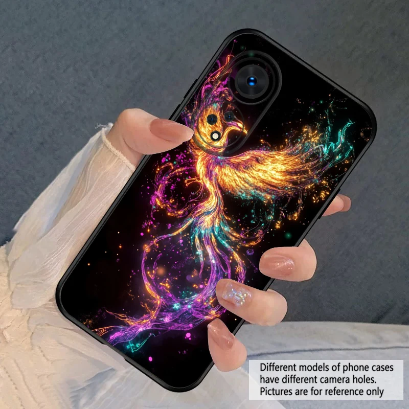 Cartoon Phoenix Silicone Soft Phone Case
