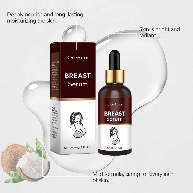 Natural Breast Serum for Women Improve Female Hormone Breasts Lift Firming Fast Growth Shaping Bust Enhancement Essential Oil 3