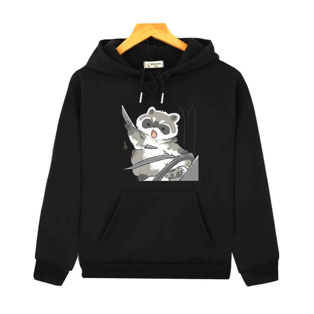 

Little Raccoon Unisex Clothing Girls Boys Winter Autumn Kids Handsome Cartoon Anime Hoodies Children's Long-Sleeved Regular Fit