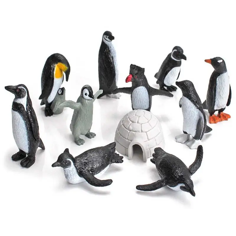 

Realistic Growth Cycle Penguin Figurines 11pcs Cute Ocean Animal Penguin Model Antarctic Realistic Penguin Toys For Kids