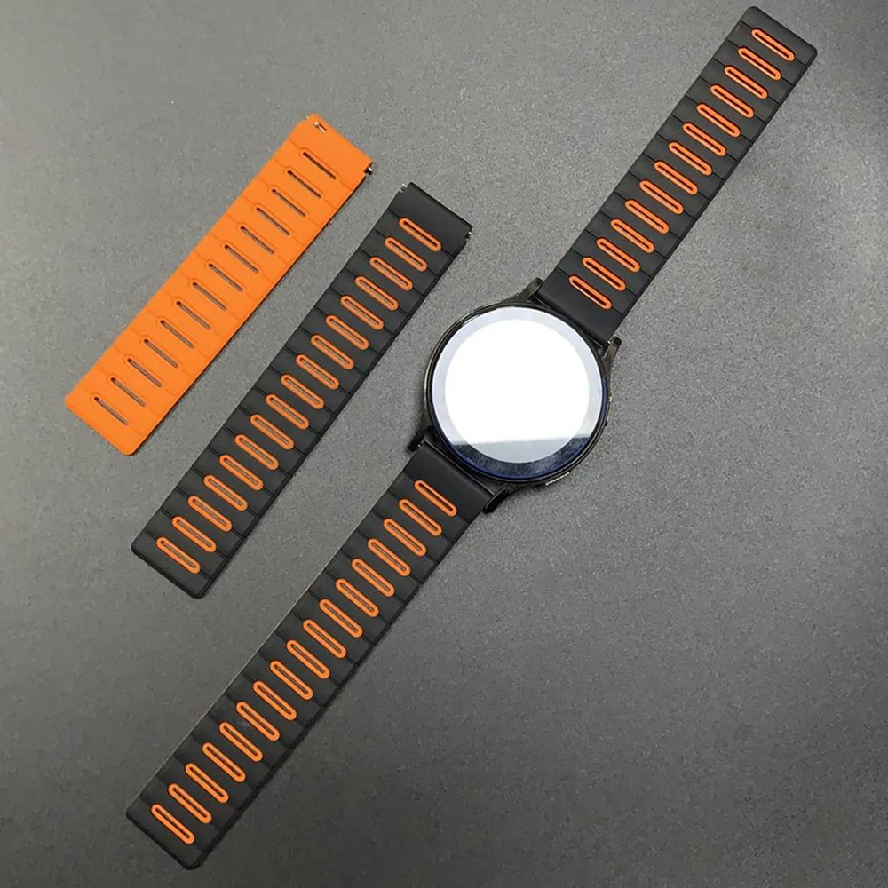 Magnetic Loop Strap - Versatile Silicone Watch Band Accessories, Available in 20mm and 22mm Sizes