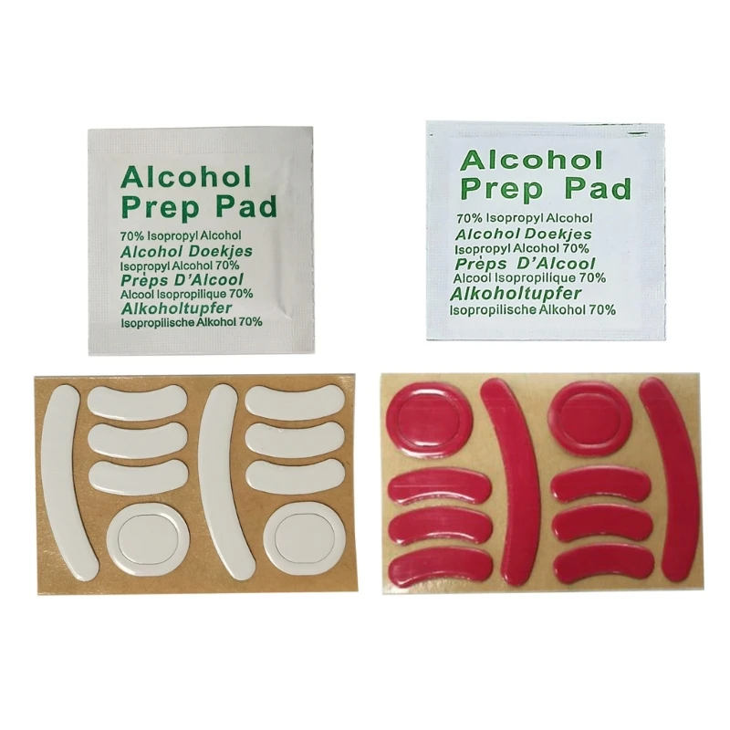 896F Mouse Skate Stickers Bordi Arrotondati Curvi Mouse Feet Pad Per Logitech G Pro