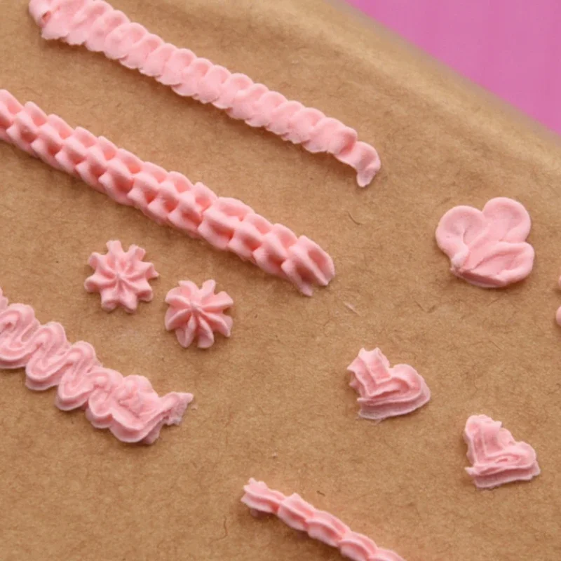 Pottery tools 19pcs set mini nozzle for pottery clay dessert food toy milk cream clay DIY