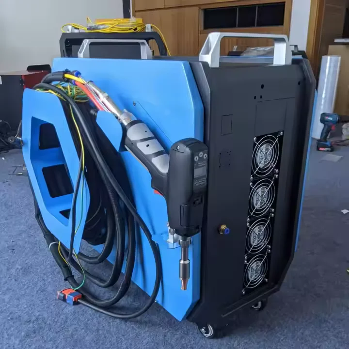 3-in-1 700W/1500W/2000W Handheld Laser Welder Machine Air Cooling with Raycus Fiber Laser Source Gear Core Component Metal