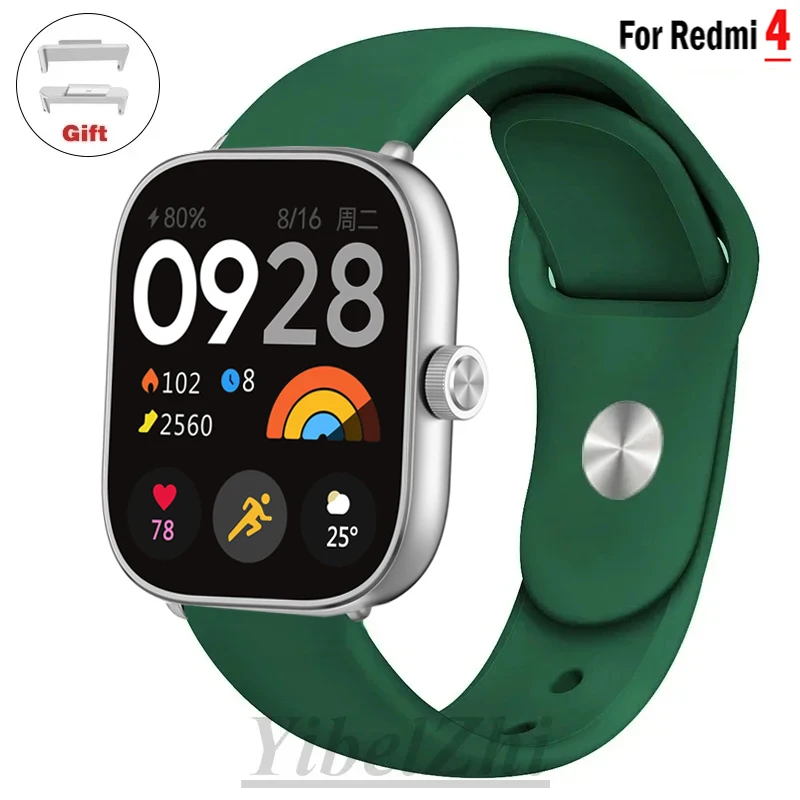 Soft Silicone Sport Bracelet Strap for Smartwatch Wristband Accessories