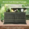 600x430Mm Japanese Bonsai Tools Storage Package Roll Bag Canvas Tool Set Case 4