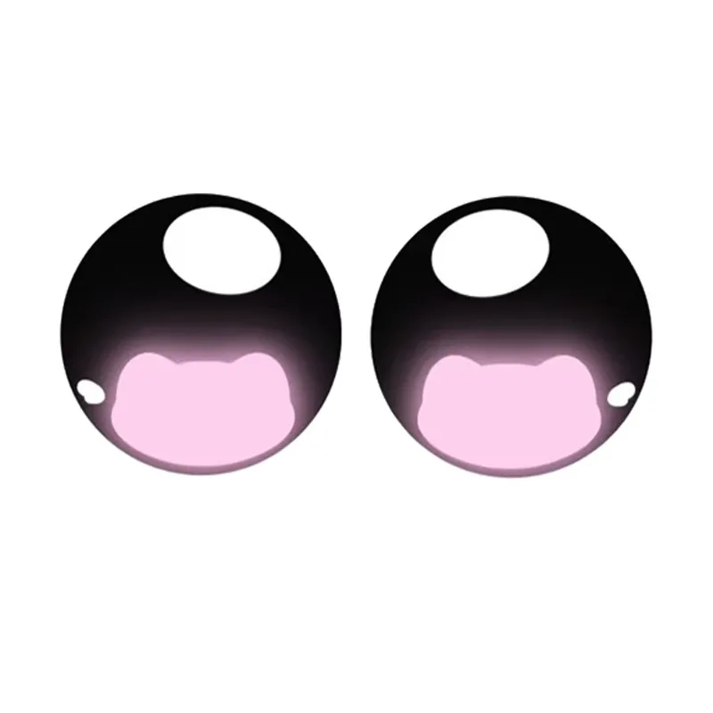 Tieraugen Cartoon Tierkopf Augenzubehör Malerei Pelzige Tieraugen Kig Serie Abnorme Pupille Druck DIY Zubehör 5
