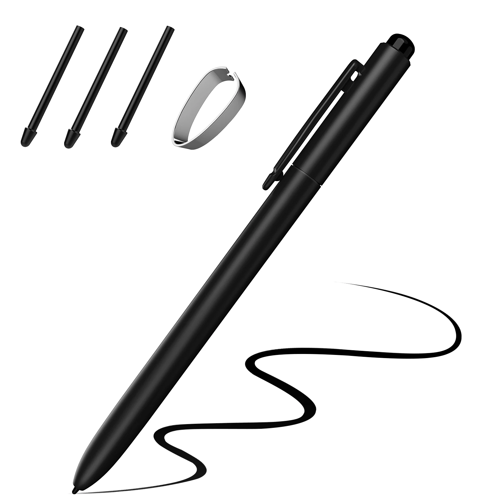 Moko-caneta Digital com Borracha Emr Stylus Marker Plus 4096 Sensibilidade e Rejeição Palm para Kindle Scribe Caneta 2
