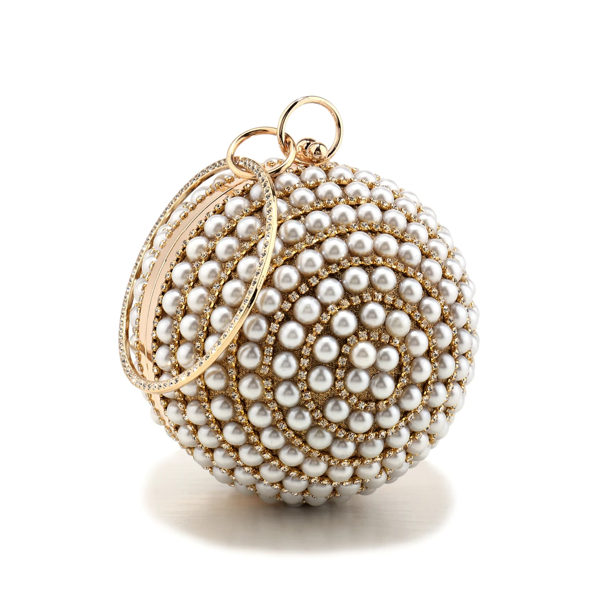 Beaded Diamond Evening Clutch Handbag for Women