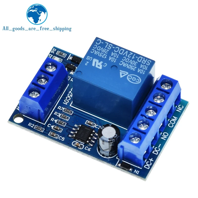 รูปสินค้า 2 in 1 ปั๊มเทน้ําอัตโนมัติ Controller DC 12V Liquid Level Sensor สวิทช์รีเลย์โมดูลสําหรับมอเตอร์ถังปลา Waterhouse Ir