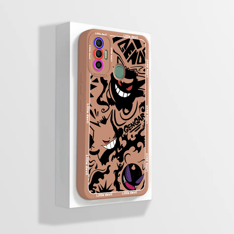 Cute Cartoon Flowers Silicone Phone Case - Soft Back Cover