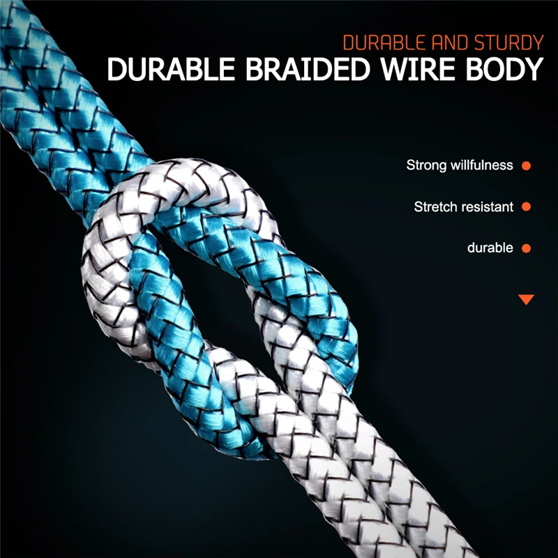 High-Speed Nylon Braided USB A to Type C Charging Cable - 1M/2M/3M Durable Fast Charger