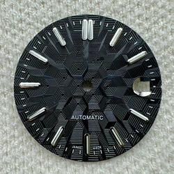 NH35 Movement 28.5mm Dial for Mechanical Watch Customization (Black)