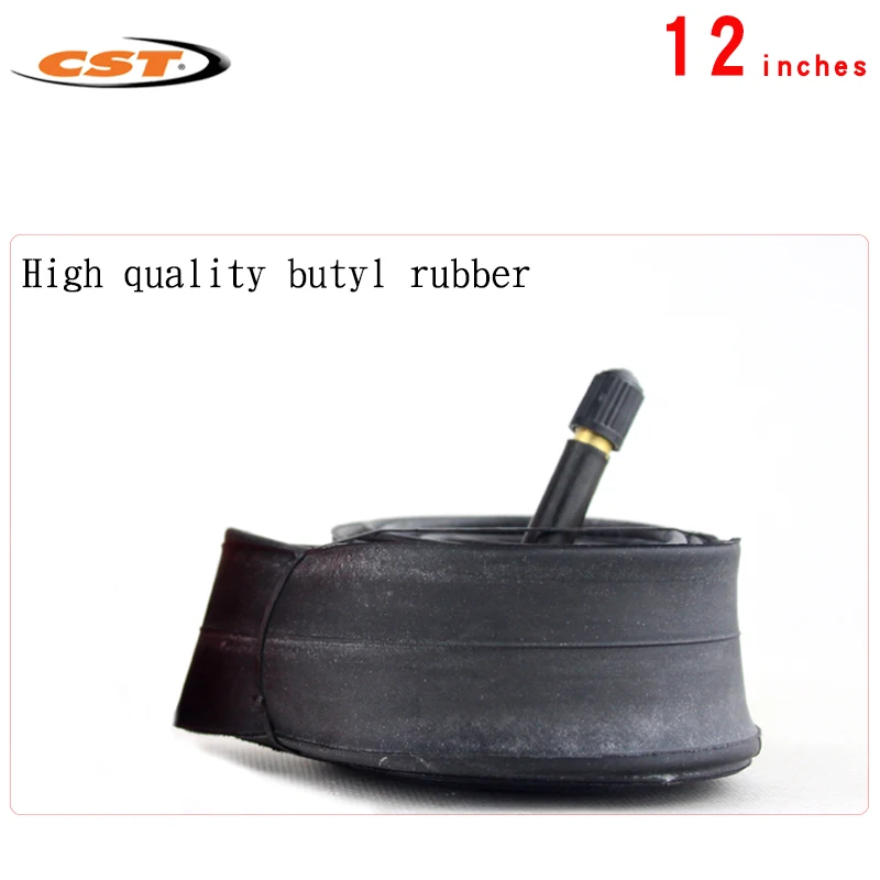 CST-Bicycle Inner Tube, Folding Bike Tire, Children's Cycling Inner Tube, BMX, 12x1/2x1.75x2-1/4 AV, 12*1/2*2 1/4