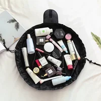 Women Drawstring Cosmetic Bag Travel Storage Makeup Bag Organizer Female Make Up Pouch Portable Waterproof Toiletry Beauty Case 2
