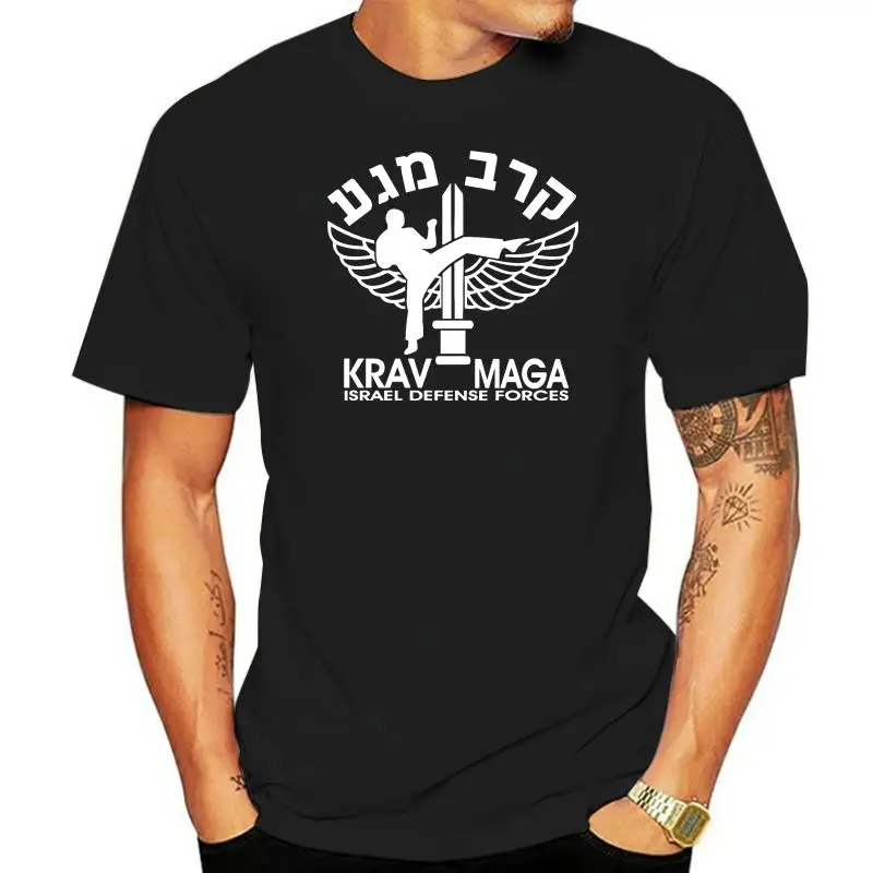 

New Cotton Short-Sleeve T-Shirt Retro Cotton Print Shirt Tee Krav Maga Cool T-Shirts Designs Best Selling Men